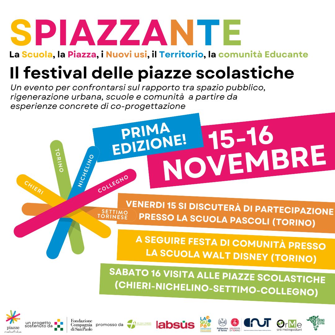 SPIAZZANTE - Il Festival delle Piazze Scolastiche 